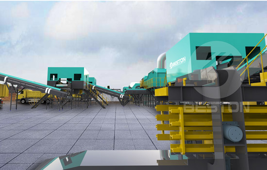 Beston Garbage Recycling Sorter with High Efficiency