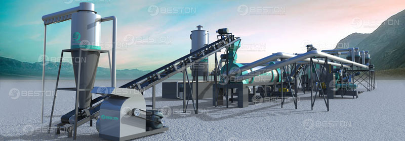 Beston Biomass Pyrolysis Plant for Sale with Good Guarantee