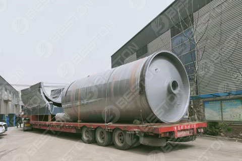 Beston Tyre Pyrolysis Machine Shipped to Saudi Arabia
