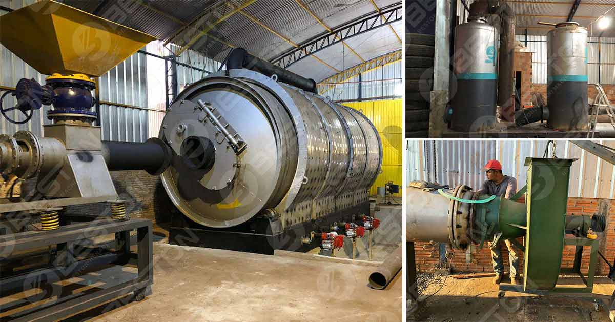 Paraguay Customer Got Tyre Pyrolysis Plant Project Report from Beston